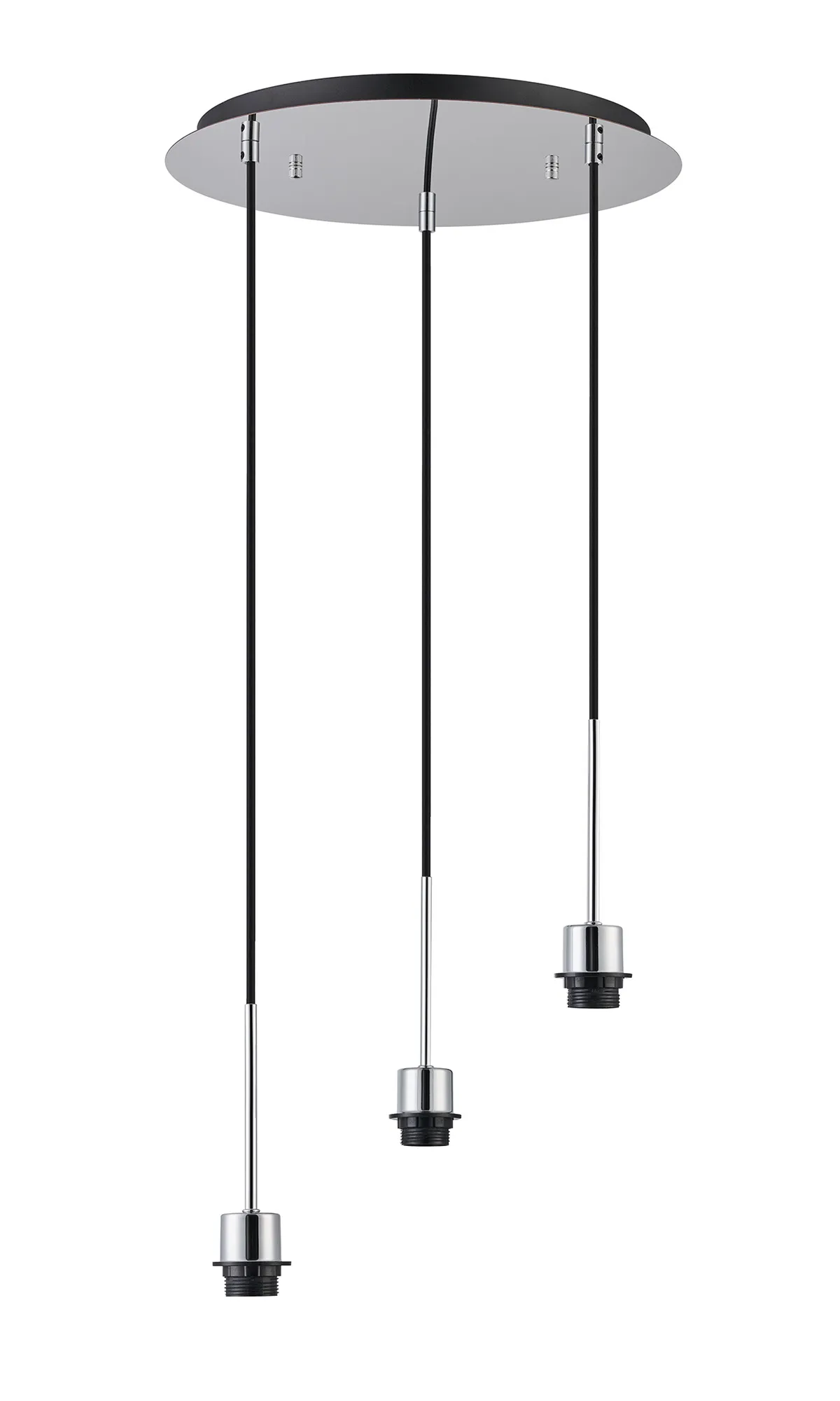 Carrie Polished Chrome Ceiling Lights Deco Multiple Pendant